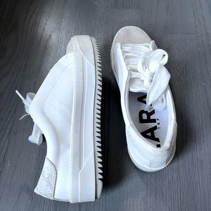 Zara platform sneakers size 37